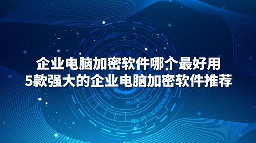 五款強(qiáng)大的企業(yè)電腦加密軟件深度解析與推薦